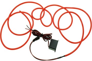 EL WIRE 2M оптоволокно ТОЛЩИНА полоса 5мм 4 ЦВЕТА