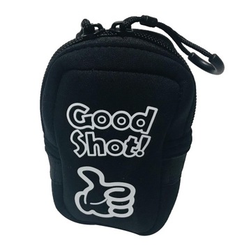 Futerał na dalmierz flaga do golfa Czarny