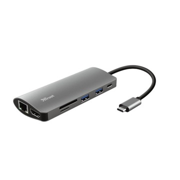 Адаптер TRUST DALYX USB C ДОК-СТАНЦИЯ 7-в-1