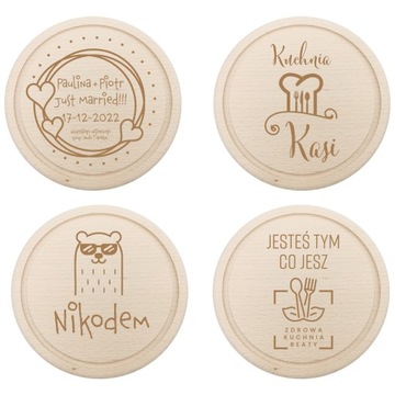 Доска-подставка с гравировкой ПОДАРОК ​​с вашей надписью