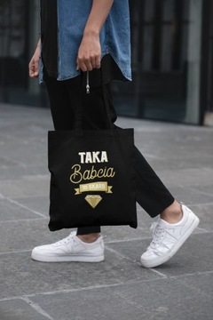 PREZENT NA DZIEŃ BABCI TORBA EKO SUPER BABCIA