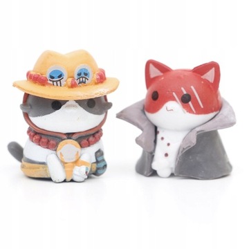 Японское аниме 8 шт./компл. One Piece Cat Cos Tony