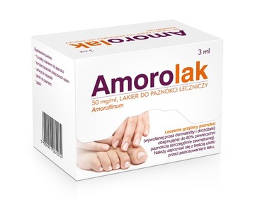 Amorolak leczniczy lakier do paznokci, butelka 3ml