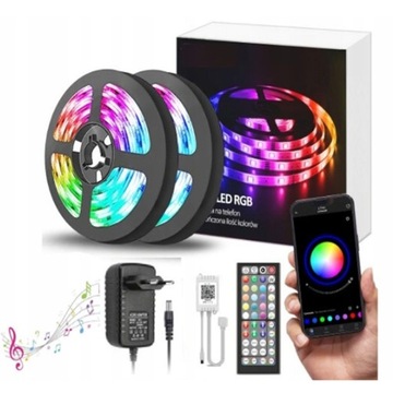 Светодиодная лента 12M RGB 5050 КОМПЛЕКТ УДАЛЕННОГО ПРИМЕНЕНИЯ СВЕТОДИОДОВ