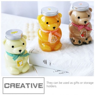 одноразовые бутылки для питья 5 штук плюшевые мишки