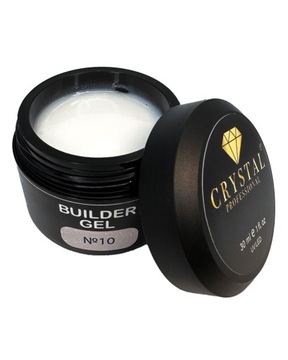 Builder Gel #10 CRYSTAL PROFESSIONAL, 30ml żel budujący