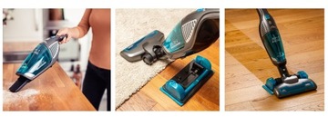 Odkurzacz pionowy mopujący 3w1 ETA Moneto II Aqua25,2V bezprzewodowy czarny