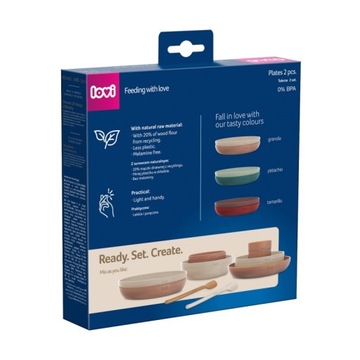 LOVI ТАРЕЛКИ ДЛЯ ДЕТЕЙ TAMARILLO x2