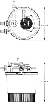 САМООЧИЩАЮЩИЙСЯ ФИЛЬТР НАПРЯЖЕНИЯ CPF-20000 УФ-ЛАМПА 36ВТ ДО 40000Л