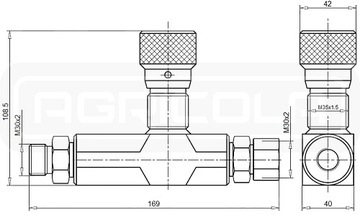 ДРОССЕЛЬ ОБРАТНЫЙ КЛАПАН VRFU 90 M30 80L 280bar OM