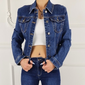 # KATANA JEANSOWA Kurtka DAMSKA Jeans Plus - Size #