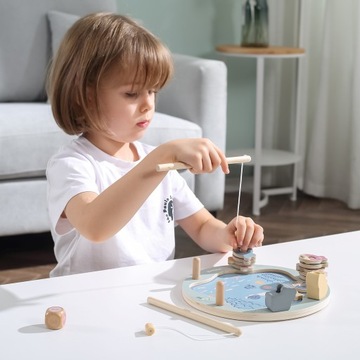 VIGA POLARB ДЕРЕВЯННАЯ РЫБАЛКА ИГРА НАВЫКИ