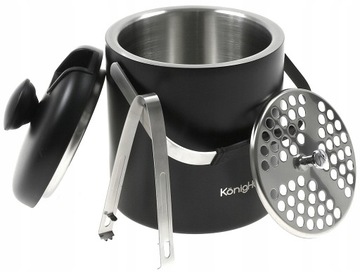 ВЕДРО КОНТЕЙНЕР ДЛЯ ЛЬДА 1,3 Лит. ОХЛАДИТЕЛЬ ДЛЯ ЛЬДА + щипцы