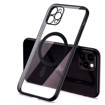ETUI CZARNE CASE DO MAGSAFE do IPHONE 12 PRO MAX