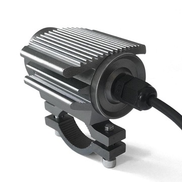 Универсальная светодиодная фара для мотоцикла, двухцветная противотуманная фара, водонепроницаемый гоночный автомобиль