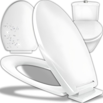 TWARDA DESKA SEDESOWA WOLNOOPADAJĄCA UNIWERSALNA KLAPA DO WC EASY CLEAN