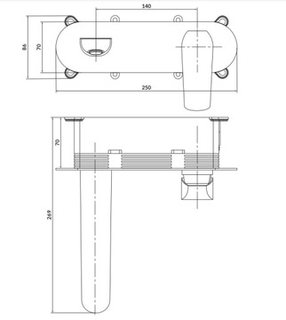 CERSANIT ХРОМ ДУШ FATTER S951352