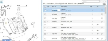 VOLVO S40 2006 NÁDRŽE