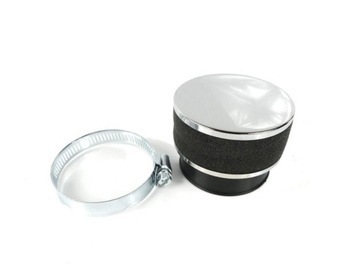 Воздушный фильтр, хром, тюнинговая губка, 54мм