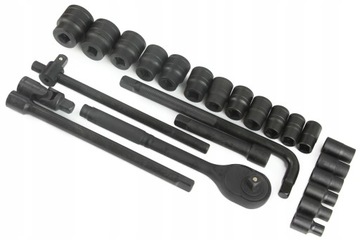 ТОРЦЕВЫЕ УДАРНЫЕ КЛЮЧИ 1/2 24 шт., 12 угловых BJC, 8–32 мм