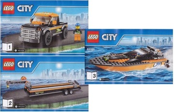 LEGO City Instrukcja 60085 4x4 with Powerboat