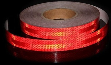 КРАСНАЯ СВЕТООТРАЖАЮЩАЯ ЛЕНТА ДЛЯ ВЕЛОСИПЕДНОЙ КОЛЯСКИ