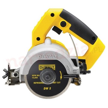 PIŁA PRZECINARKA Z TARCZĄ DIAMENTOWĄ NA MOKRO DO PŁYTEK 110MM 1300W DEWALT