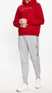 СПОРТИВНЫЕ БРЮКИ TOMMY HILFIGER MW0MW08388 L СТАНДАРТНОГО КРОЯ СЕРЫЕ