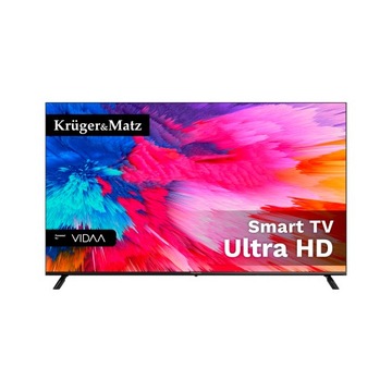 Telewizor 65'' Kruger&Matz UHD SMART TV VIDAA HDR10 USB DVB-T2 H.265 WIFI