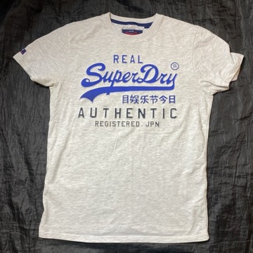 Superdry Super DRY ORYGINLNY SZARY T SHIRT/ KOSZULKA /M