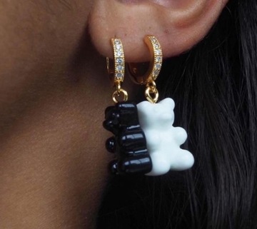 Подвеска Haribo Teddy Bear Jelly Beads со стразами Розовый 3