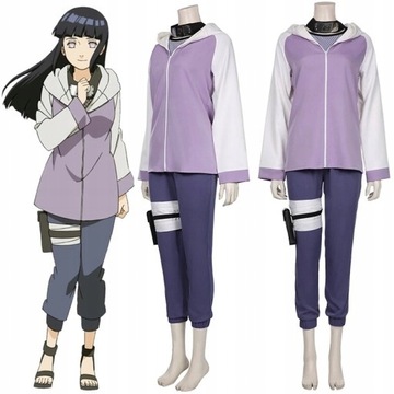 Anime Naruto Hyuga Hinata Cosplay Costume