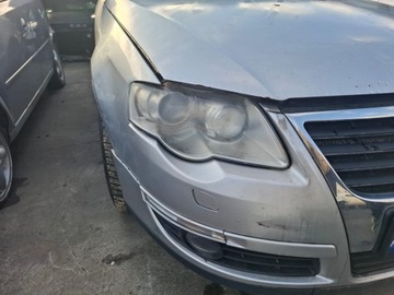 NÁRAZNÍK OSTŘIKOVAČE HALOGEN MŘÍŽKY MASKA PŘEDNÍ VW PASSAT B6 LA7W