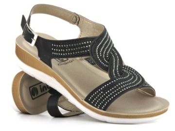 САНДАЛИИ ЖЕНСКИЕ INBLU BV-33 BLACK LIGHT SUMMER 36