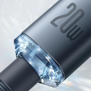 КАБЕЛЬ BASEUS USB-C — LIGHTNING 20 Вт, 2 м, БЫСТРЫЙ, МОЩНЫЙ, КАЧЕСТВЕННЫЙ + СТИЛУС