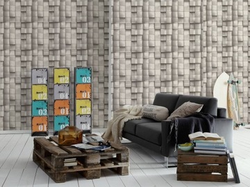 Обои Move Your Wall с однотонным 3D-эффектом