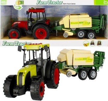 Traktor z przyczepą na baterie akcesoria 500547