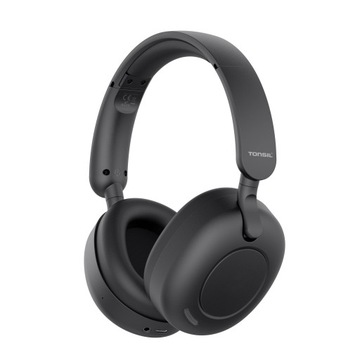 Słuchawki Bezprzewodowe TONSIL R50BT Hybrydowe ANC Nauszne Bluetooth Czarne