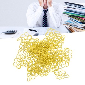 Скрепки для бумаги 45 ЗОЛОТО