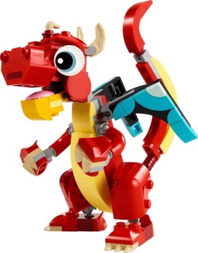 LEGO Creator Красный дракон 31145 Попугай Птица Рыба