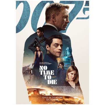Plakat No Time to Die Nie czas umierać James Bond