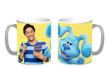 KUBEK WSZYSCY RAZEM ŚLADEM BLUE PREZENT + IMIĘ