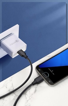 UGREEN ПРОЧНЫЙ КАБЕЛЬ ДЛЯ НАКОПИТЕЛЯ USB 3.0 К MICROUSB-B 3.0 5GBPS 2.1A 2M