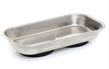 Warsztatowa miska pojemnik magnetyczna 240 X 140 MM, dwa magnesy TA1077