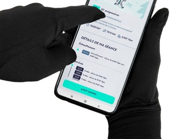 Rękawiczki do Biegania Damskie Bieg Maraton Rękawice Jogging Przełaj S