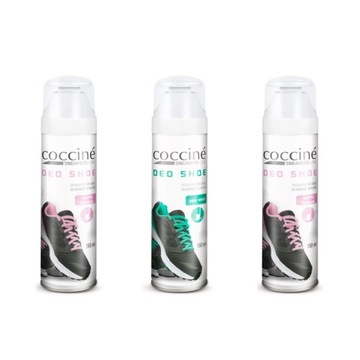 3 X Dezodorant do butów 150ml dwustronna aplikacja Coccine