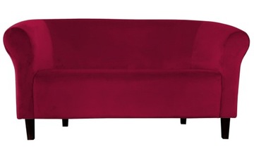 Sofa Milo MG31 czerwony nogi 15 venge