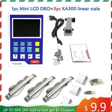 DRO-1PC стиль KA300 11 языков Мини ЖК-дисплей DRO Kit цифровой