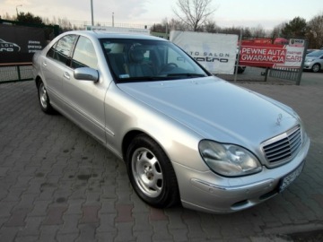 Mercedes Klasa S W220 Sedan 3.2 (320 CDI) 197KM 2002 Mercedes-Benz Klasa S Salon Polska Pelna opcja Niski przebieg 3.2 Diesel, zdjęcie 8