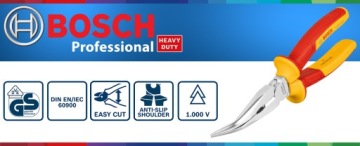 ЩИПЦЫ BOSCH ИЗОГНУТЫЕ VDE 40° 200MM 1600A02NE4